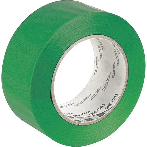 Rubans adh&eacute;sifs en vinyle 3903, 50 mm (2") la x 45,5 m (149,25') lo, 6,3 mils, Vert Helyx Safety & Industrial Supplies