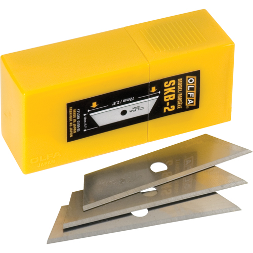 Lames s&eacute;curitaires de rechange &agrave; deux ar&ecirc;tes, Style Simple Helyx Safety & Industrial Supplies