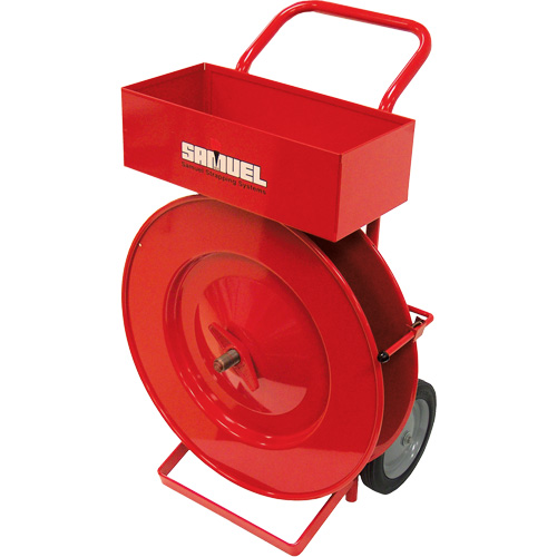Strapping Dispenser, Polyester/Steel/Polypropylene Straps, 16" Core Dia., 2.875" Roll Width Helyx Safety & Industrial Supplies