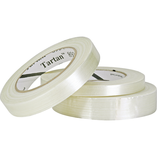 Tartan 8934 Filament Tape, 4 mils Thick, 12 mm (1/2") x 55 m (180')  Helyx Safety & Industrial Supplies
