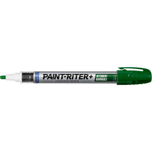 Marqueur &agrave; peinture nettoyable au d&eacute;tergent Paint-Riter+, Liquide, Vert Helyx Safety & Industrial Supplies