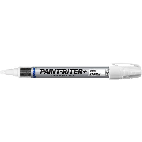 Paint-Riter&reg;+ Water Removable Paint Marker, Liquid, White Helyx Safety & Industrial Supplies