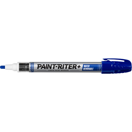 Paint-Riter&reg;+ Water Removable Paint Marker, Liquid, Blue Helyx Safety & Industrial Supplies