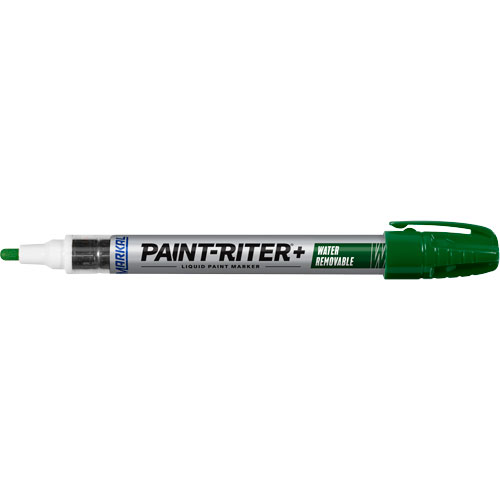 Marqueur &agrave; la peinture nettoyable &agrave; l'eau Paint-Riter+, Liquide, Vert Helyx Safety & Industrial Supplies