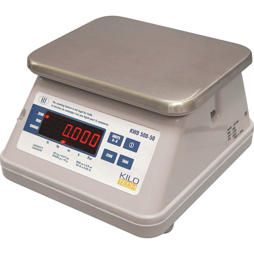 Digital Bench Top Scale With Dual Display, 22 lbs. / 10 kg Cap., 0.01 lbs. / 0.005 kg Graduations Helyx Safety & Industrial Supplies