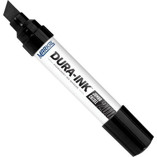Dura-Ink&reg; - #200 Marker, Black, Chisel Tip Helyx Safety & Industrial Supplies