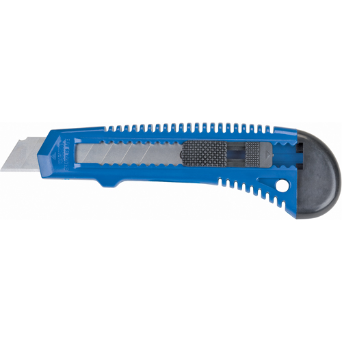 Standard-Duty Knife ATK700, 18 mm, Carbon Steel, Plastic Handle Helyx Safety & Industrial Supplies