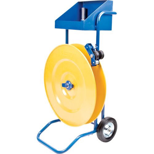 Strapping Dispenser, Polyester/Steel/Polypropylene Straps, 16"/8" Core Dia., 3"/8"/6" Roll Width Helyx Safety & Industrial Supplies