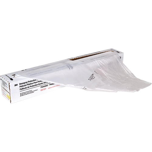 Feuille de protection contre l'exc&egrave;s de projection, 400' lo x 12' la, Plastique Helyx Safety & Industrial Supplies
