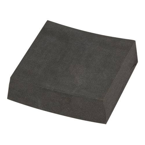 Mousse de n&eacute;opr&egrave;ne noir, &eacute;paisseur 1", 3" lo x 3" la Helyx Safety & Industrial Supplies