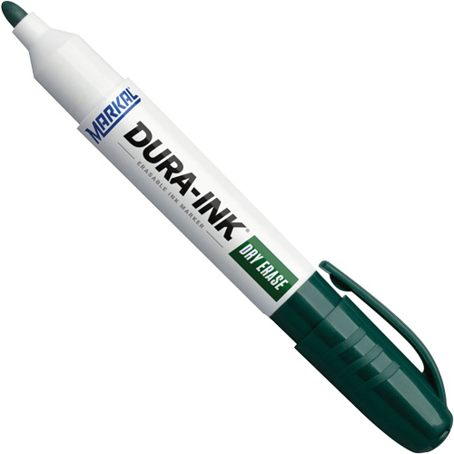 Dura-Ink&reg; Dry Erase Ink Markers, Green, Bullet Tip Helyx Safety & Industrial Supplies