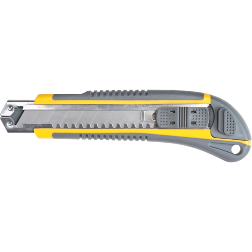 Knife ATK100, 18 mm, Carbon Steel, Rubber Handle Helyx Safety & Industrial Supplies