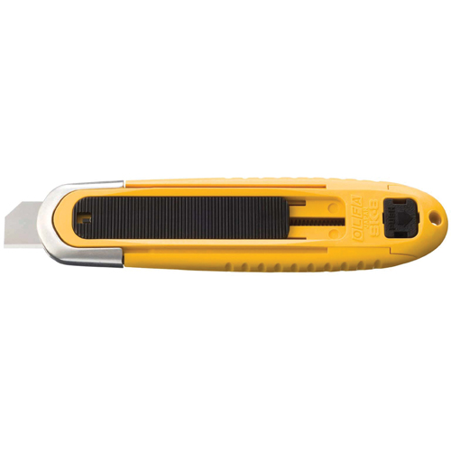 Couteau de s&eacute;curit&eacute; autor&eacute;tractable automatique, 15 mm, Acier au carbone, Prise en Plastique Helyx Safety & Industrial Supplies