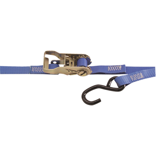 Tendeurs d'arrimage robuste, Crochet en S, 1" , 15' , Charge d'utilisation max. 500 lb (230 kg) Helyx Safety & Industrial Supplies