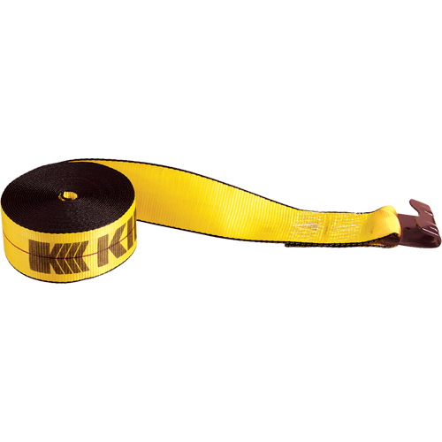 Tendeurs d'arrimage pour treuil, Crochet plat, 3" , 30' , Charge d'utilisation max. 5400 lb (2450 kg) Helyx Safety & Industrial Supplies