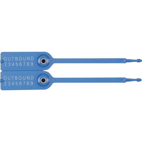 Gemini&reg; Tote Seals, 7-1/4", Plastic, Pull-Through Helyx Safety & Industrial Supplies