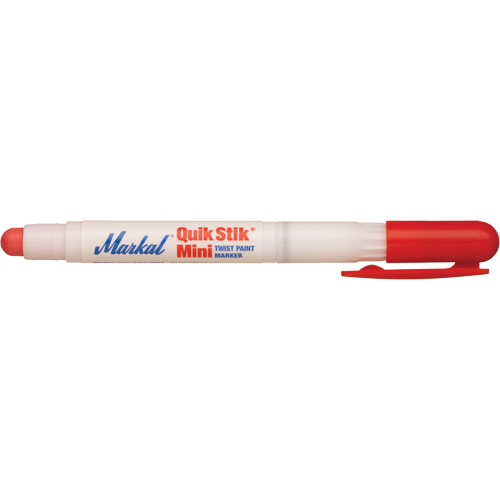 Quik Stik&reg; Mini Paint Marker, Solid Stick, Red Helyx Safety & Industrial Supplies