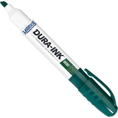 Dura-Ink&reg; 55 Marker, Green, Chisel Tip Helyx Safety & Industrial Supplies