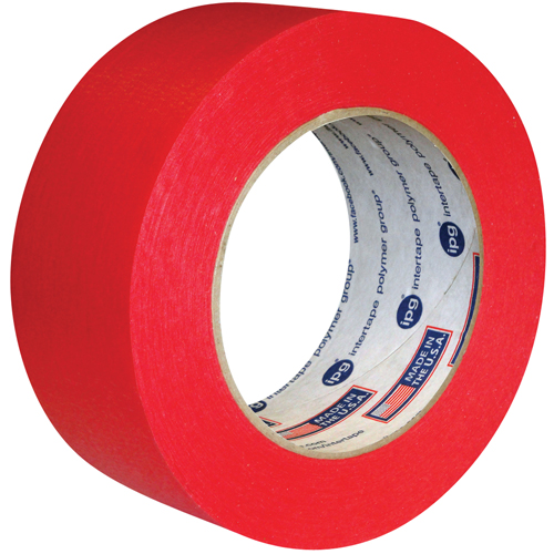 Rubans-cache color&eacute;s de cat&eacute;gorie utilitaire, 24 mm (1") x 55 m (180'), Rouge Helyx Safety & Industrial Supplies