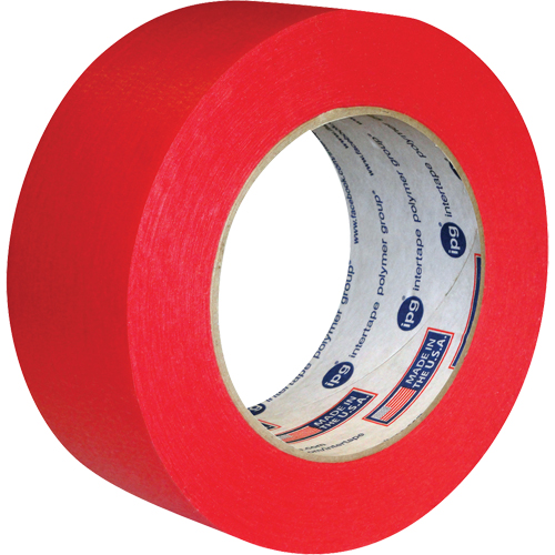 Utility Grade Coloured Masking Tape, 18 mm (3/4") x 55 m (180'), Red Helyx Safety & Industrial Supplies