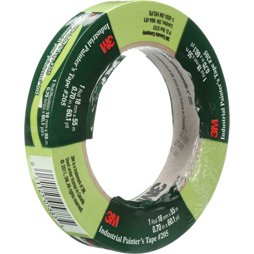 Ruban de calibre industriel pour peintre 205, 18 mm (3/4") x 55 m (180'), Vert Helyx Safety & Industrial Supplies