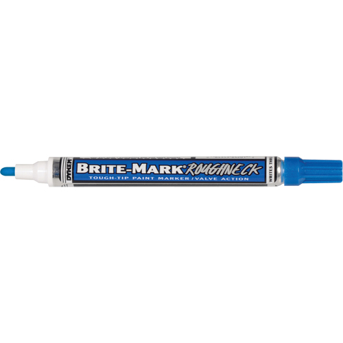 Brite-Mark&reg; RoughNeck Marker, Liquid, Blue Helyx Safety & Industrial Supplies