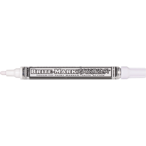 Marqueur RoughNeck Brite-Mark, Liquide, Blanc Helyx Safety & Industrial Supplies