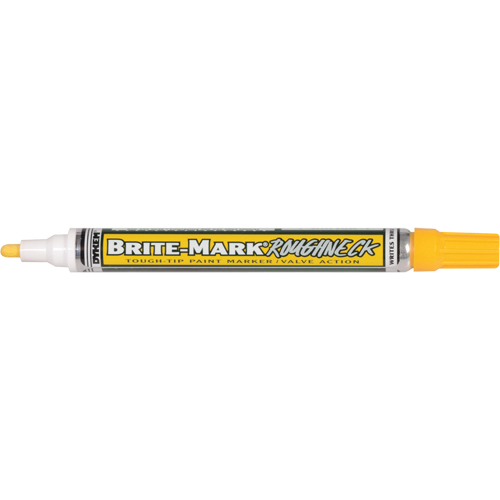 Marqueur RoughNeck Brite-Mark, Liquide, Jaune Helyx Safety & Industrial Supplies