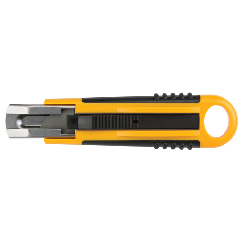 Couteau autor&eacute;tractable ATK1000, 18 mm, Acier au carbone, Prise en Plastique Helyx Safety & Industrial Supplies