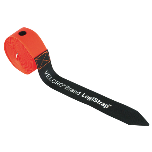 LogiStrap Logistic Straps, Hook and Loop, 2" W x 16.4' L, 225 lbs. (102 kg) WLL Helyx Safety & Industrial Supplies