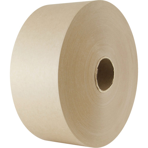 Water-Activated Paper Tape, 102 mm (4") x 183 m (600'), Kraft Helyx Safety & Industrial Supplies
