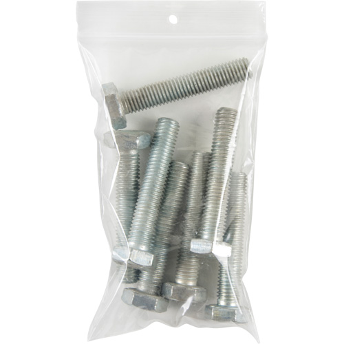 Poly Bags, Reclosable, 5" x 3", 4 mils Helyx Safety & Industrial Supplies