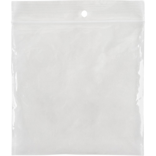Poly Bags, Reclosable, 4" x 4", 2 mils Helyx Safety & Industrial Supplies