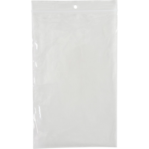 Sacs en poly, Refermable, 8" x 5", 4 mils Helyx Safety & Industrial Supplies