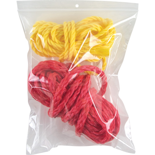 Sacs en poly, Refermable, 10" x 8", 4 mils Helyx Safety & Industrial Supplies