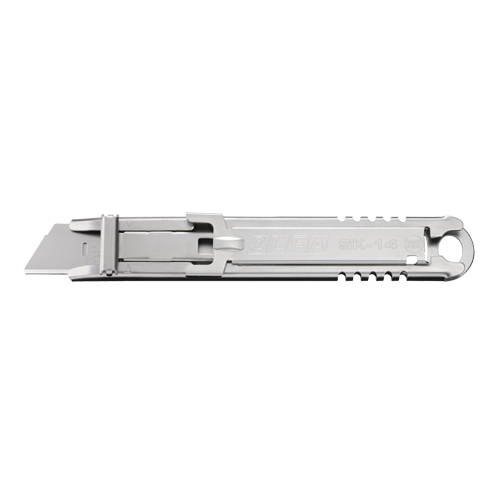 Self-Retracting Safety Knife, 14.5 mm, Stainless Steel, Stainless Steel Handle Helyx Safety & Industrial Supplies