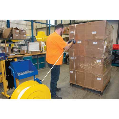 Strapping, Polypropylene, 3/8" W x 12900' L, White, Machine Grade Helyx Safety & Industrial Supplies