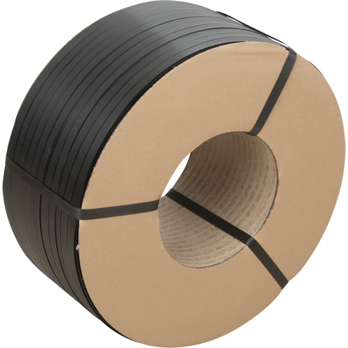 Strapping, Polypropylene, 5/8" W x 6000' L, Black, Manual Grade Helyx Safety & Industrial Supplies