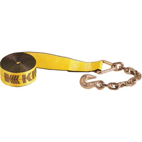 Winch Strap with Chain Anchor Helyx Safety & Industrial Supplies