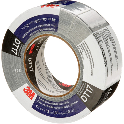 DT17 Super-Duty Duct Tape, 17 mils, Black, 48 mm (2") x 32 m (105') Helyx Safety & Industrial Supplies