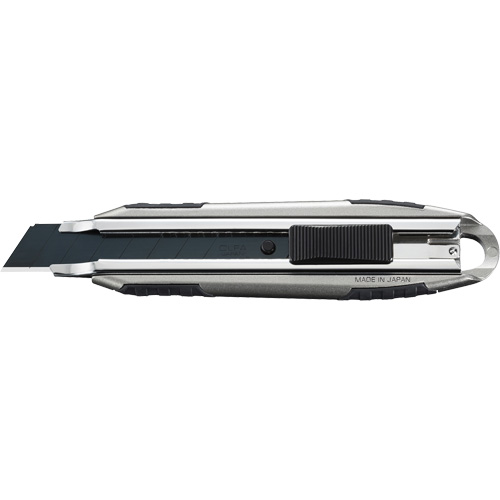 Couteau autoverrouillable, 18 mm, Acier au carbone, Robuste, Prise en Aluminium Helyx Safety & Industrial Supplies