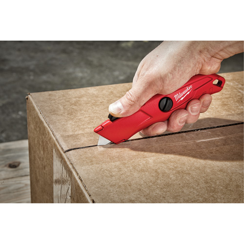Self-Retracting Knife, 3/4", Steel, Metal Handle Helyx Safety & Industrial Supplies