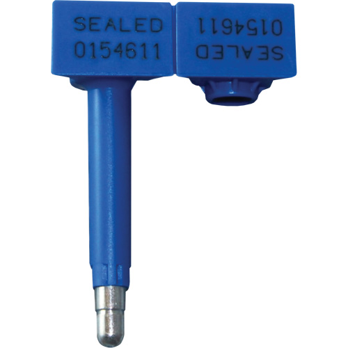Scell&eacute; de s&eacute;curit&eacute; SnapTracker, 3-3/8", M&eacute;tal/Plastique, Scell&eacute; &agrave; boulon Helyx Safety & Industrial Supplies