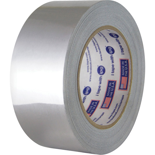 Silver Aluminum Foil Tape, 3 mils Thick, 25.4 mm (1") x 54.86 m (180') Helyx Safety & Industrial Supplies