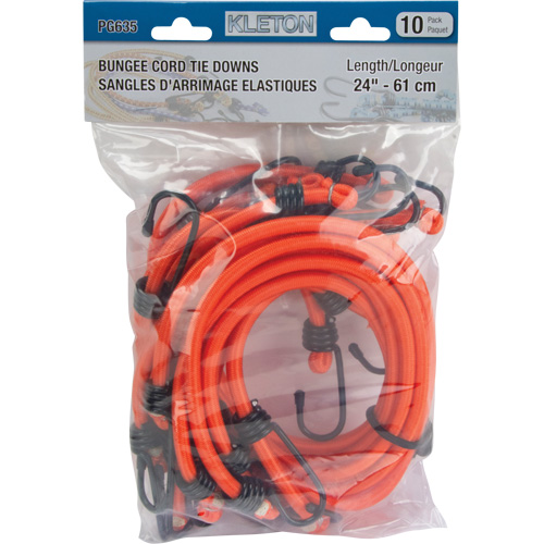 Bungee Cord Tie Downs, 24" Helyx Safety & Industrial Supplies