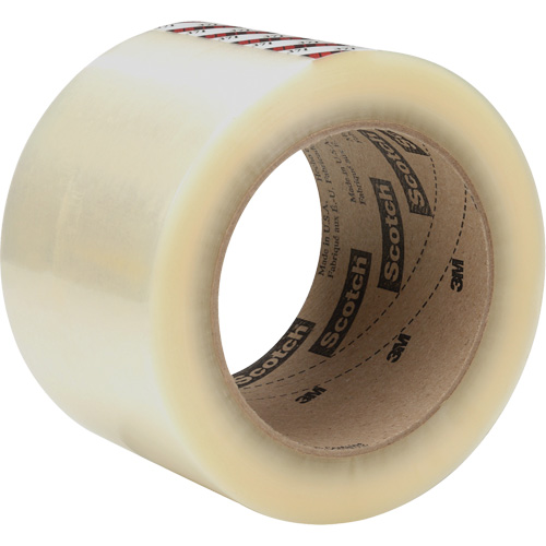 Scotch&reg; Box Sealing Tape 371, Rubber Adhesive, 1.2 mils, 72 mm (2-4/5") x 100 m (328') Helyx Safety & Industrial Supplies