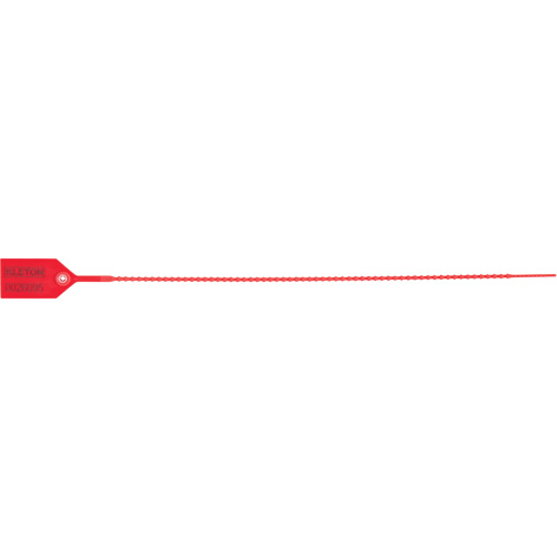 Standard-Duty Security Seal, 15", Plastic, Plastic Seal Helyx Safety & Industrial Supplies