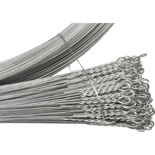 Baling Wire, Galvanized, 13-1/2' L, 13 ga. Helyx Safety & Industrial Supplies