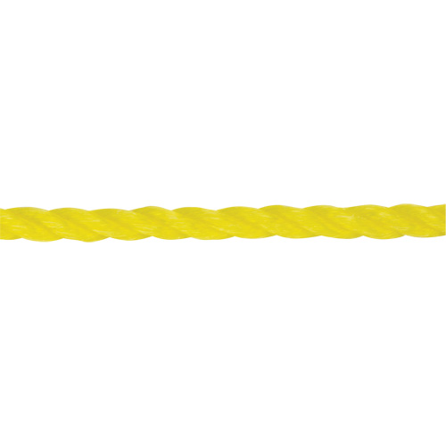 1/4" Braided Yellow Rope, Polypropylene, 1300' Helyx Safety & Industrial Supplies