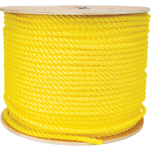 3/8" Braided Yellow Rope, Polypropylene, 630' Helyx Safety & Industrial Supplies